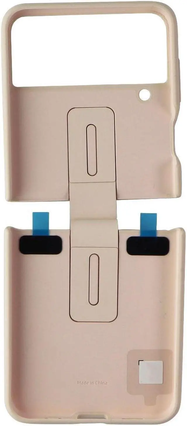 Main image of Samsung Official Silicone Cover with Ring for Samsung Galaxy Z Flip4 - Pink