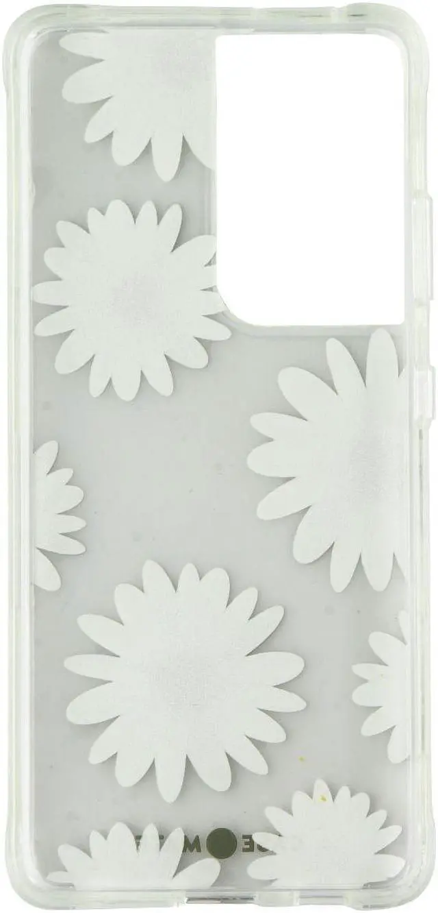 Main image of Case-Mate Prints Series Case for Samsung Galaxy S21 Ultra 5G - Glitter Daisies