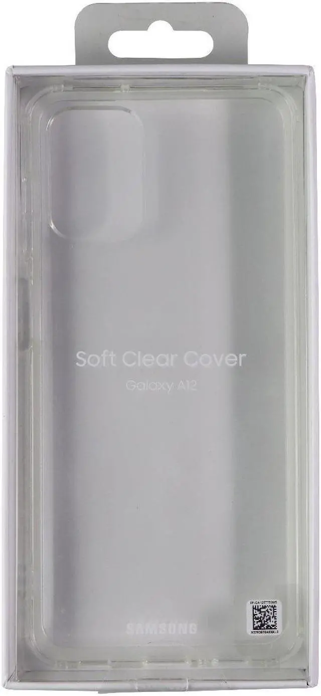 Main image of Samsung Soft Clear Cover for Galaxy A12 Smartphones - Clear (EF-QA125TTEVZW)