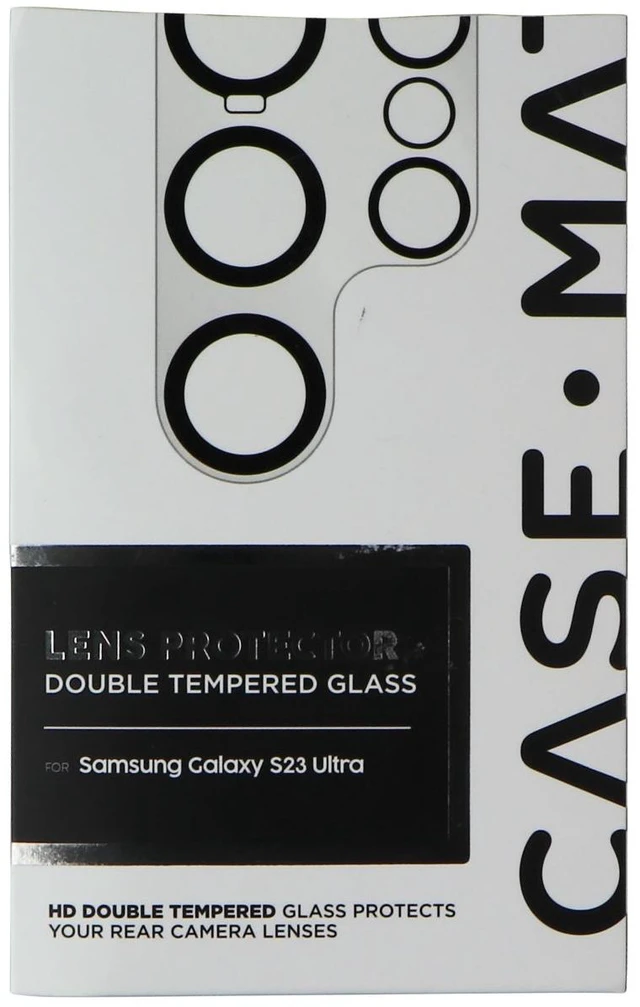 Main image of Case-Mate Lens Protector Double Tempered Glass for Samsung Galaxy S23 Ultra