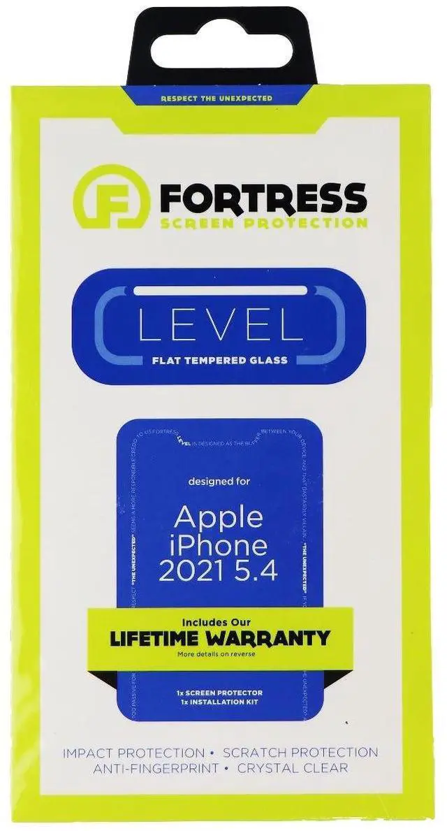 Main image of Fortress Screen Protector with Fortress Focus for Apple iPhone 13 Mini - Clear