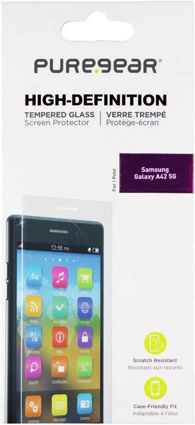 Main image of PureGear HD Tempered Glass Screen Protector for Samsung Galaxy A42 5G - Clear