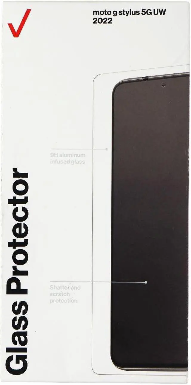 Main image of Verizon Tempered Glass Screen Protector for Motorola G Stylus 5G - Clear