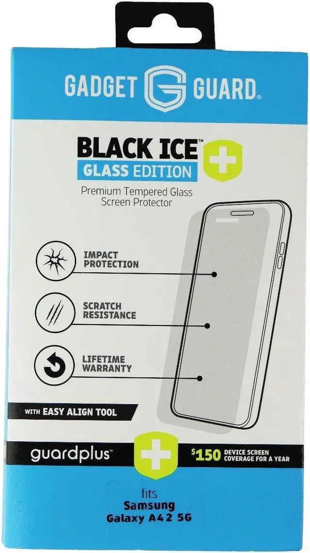 Main image of Gadget Guard Black Ice+ Glass Screen Protector for Samsung Galaxy A42 5G