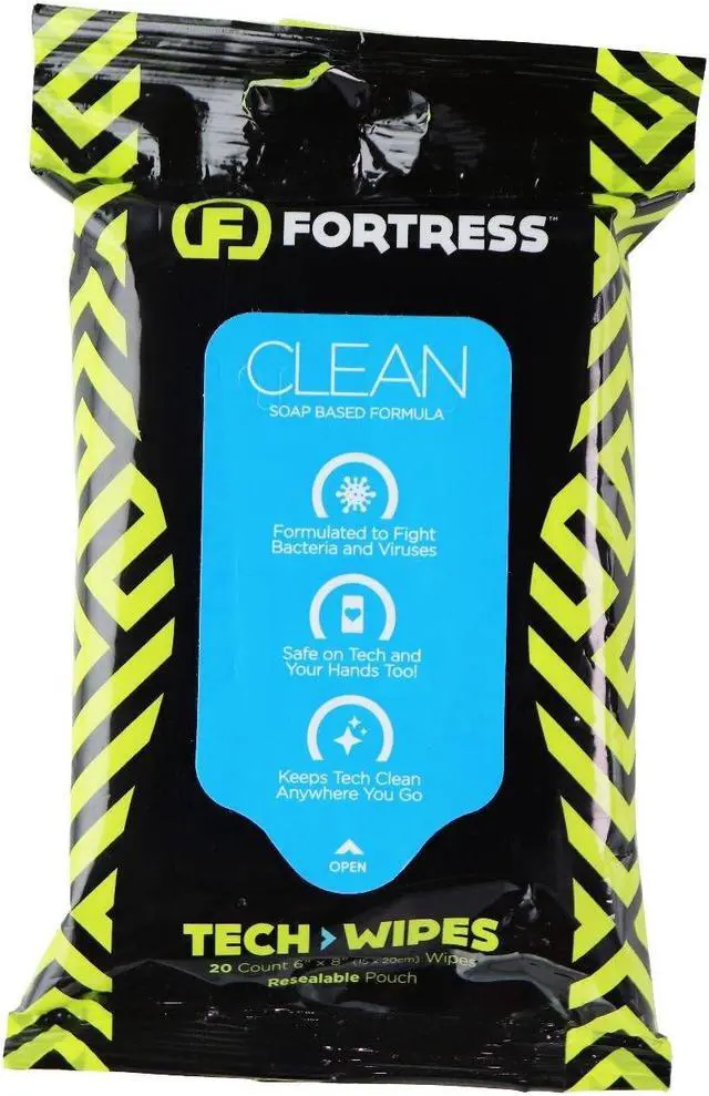 Main image of Fortress Tech Wipes (20 ct.) To-Go Wipes Resealable Pouch