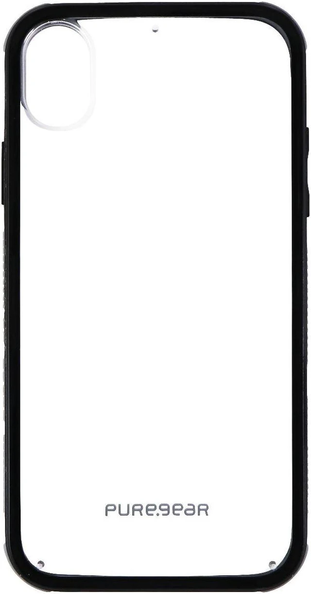 Alt view image 2 of 2 - PureGear DualTek Clear Case for Apple iPhone XR - Clear/Black/Gray