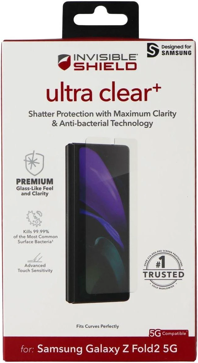 Main image of ZAGG InvisibleShield (Ultra Clear+) Film Protector for Samsung Galaxy Fold 2