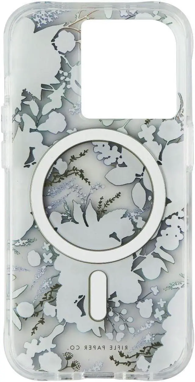 Main image of Rifle Paper Co Hardshell Case for MagSafe for iPhone 14 Pro - Garden Party Blue