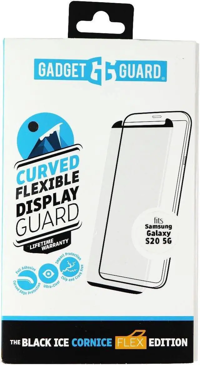 Main image of Gadget Guard Black Ice Cornice Flex Edition Screen Protector for Galaxy S20 5G