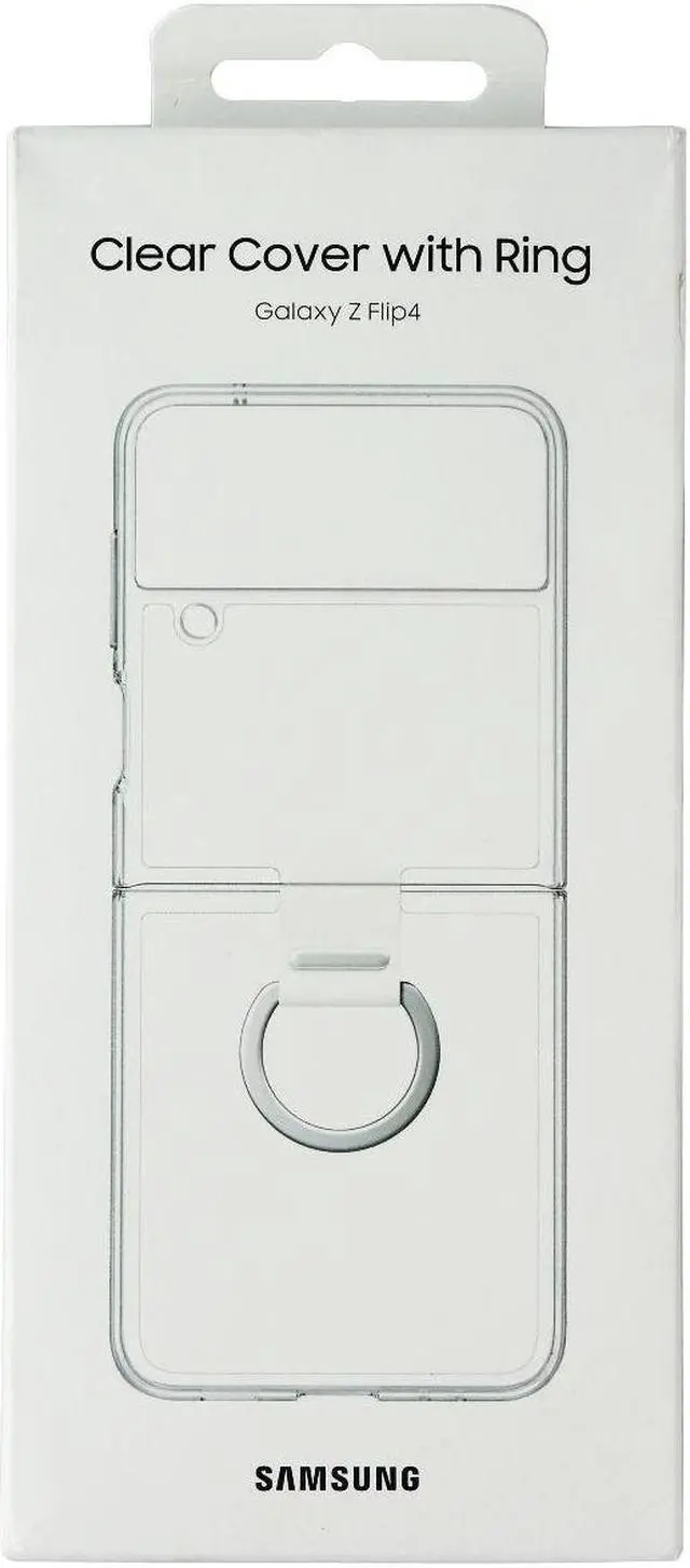Main image of Samsung Clear Cover with Ring for Samsung Galaxy Z Flip4 - Clear
