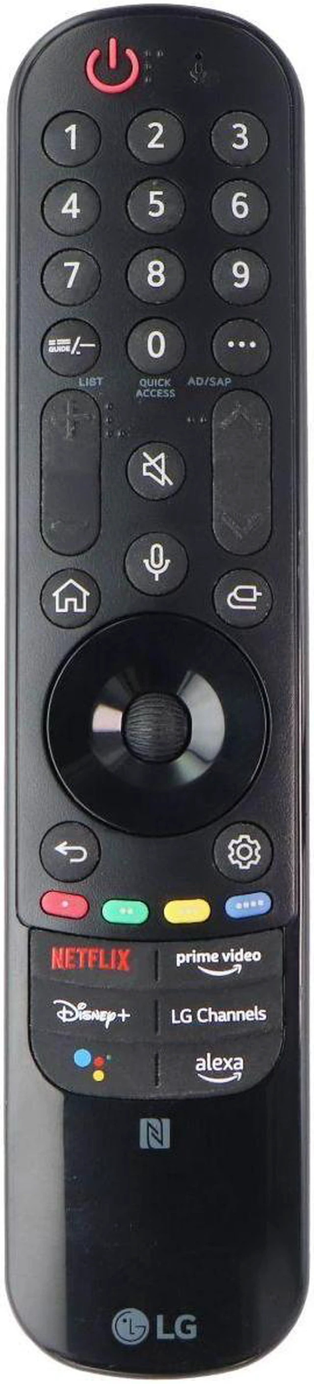 Main image of LG OEM Remote Control (MR22GN) for Select LG TVs - Black AKB76040002