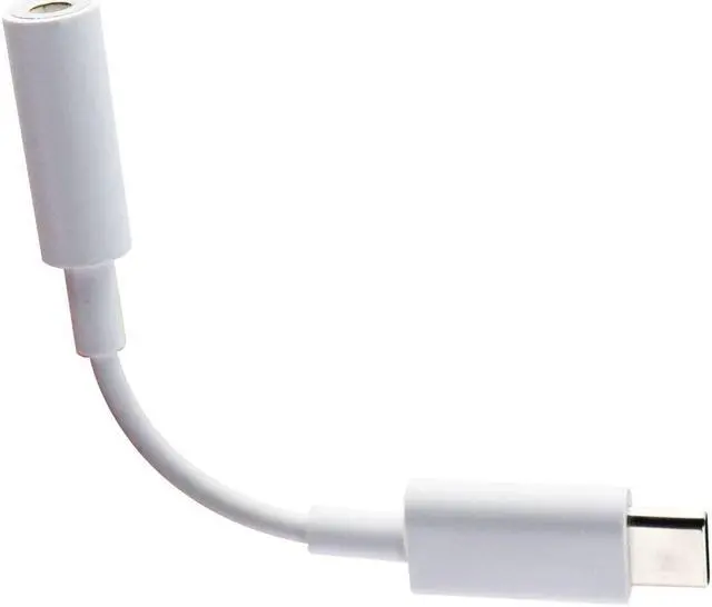Alt view image 13 of 13 - Google USB Type C to 3.5mm Headphone Adapter Pixel, XL, Pixel 2, XL, Pixel 3, Pixel 3XL, Other USB Type-C Phones - White