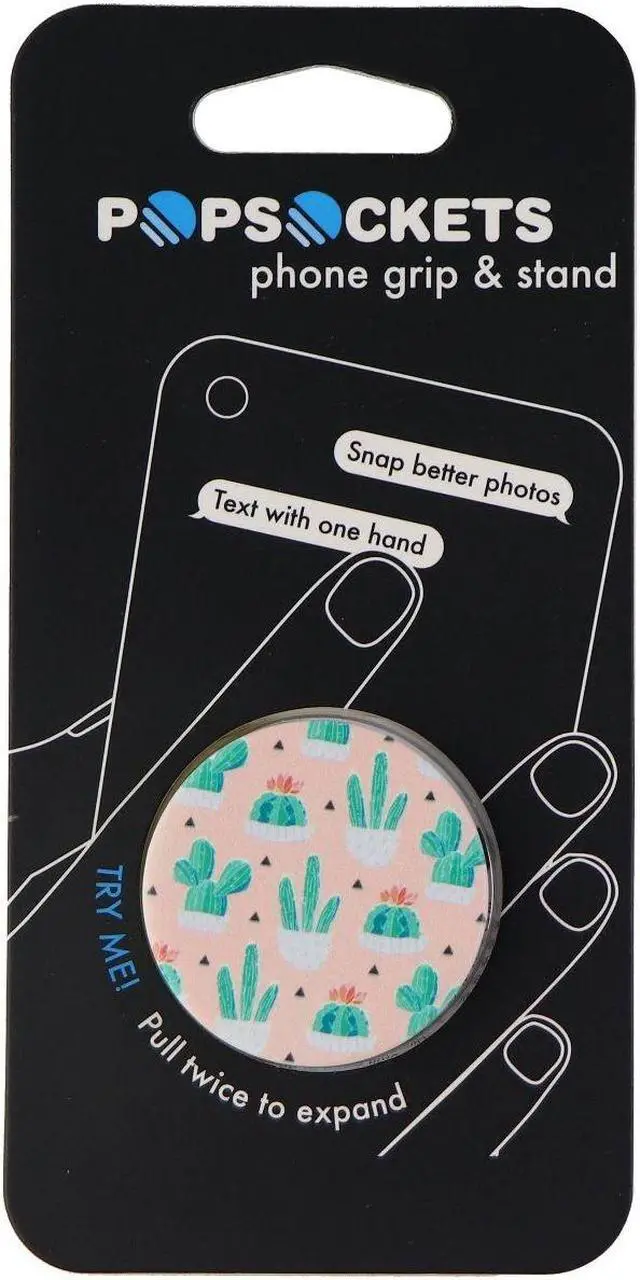 Main image of PopSockets: Collapsible Grip & Stand for Phones and Tablets - Cactus Pot