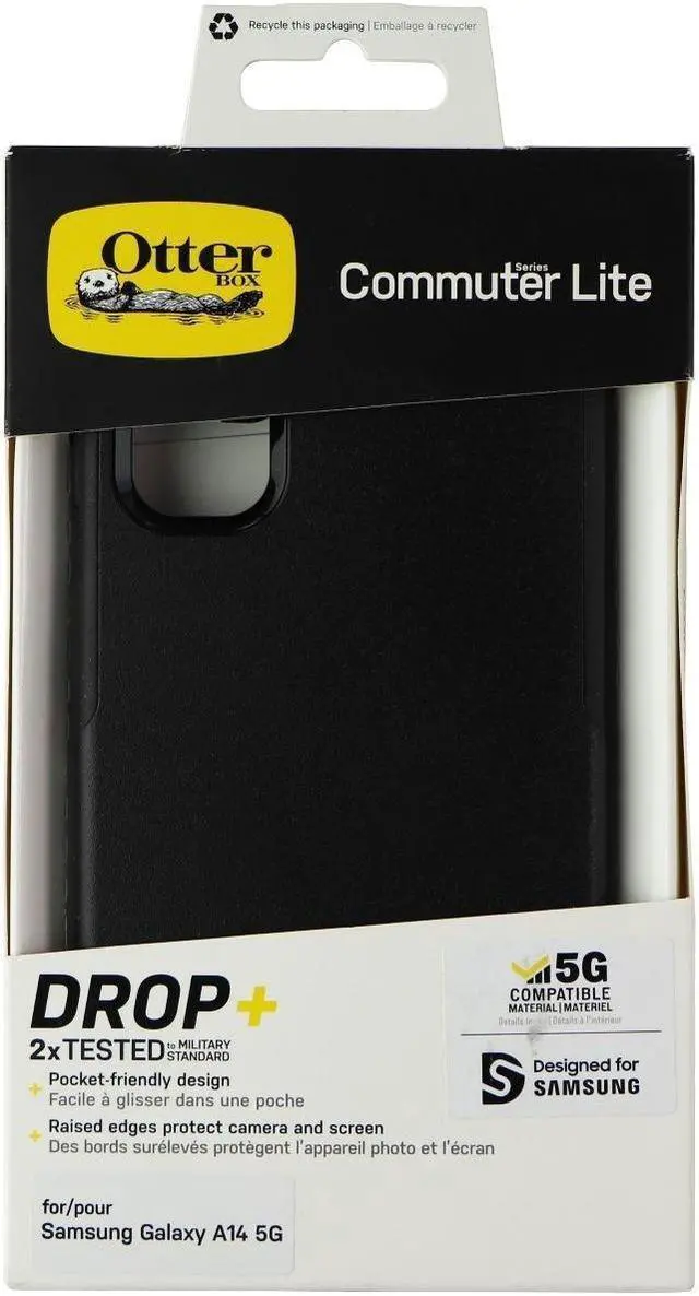 Main image of OtterBox Commuter Lite Series Case for Samsung Galaxy A14 5G - Black
