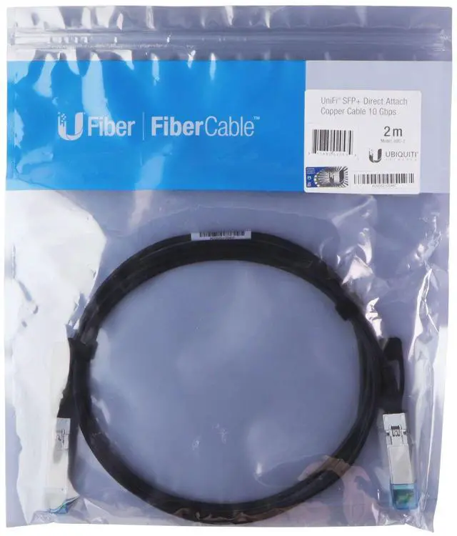 Alt view image 13 of 14 - Ubiquiti Networks UDC-2 2M Unifi Direct Attach Copper Cable 10 Gbps