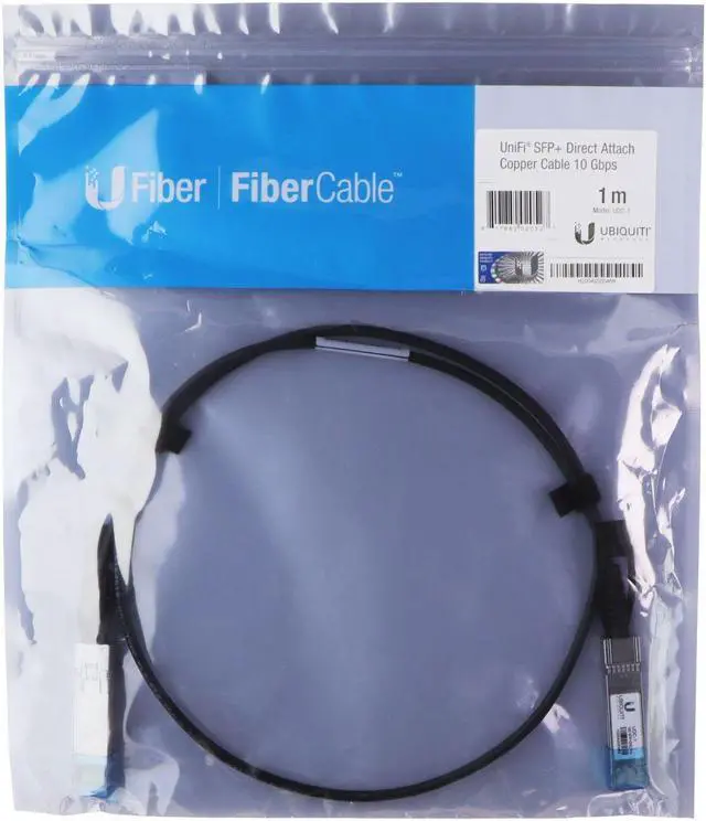 Alt view image 13 of 14 - Ubiquiti 1M UDC-1 1m Unifi DAC Network Cable