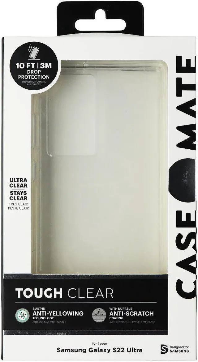 Main image of Case-Mate Tough Series Case for Samsung Galaxy S22 Ultra 6.8 Inch - Tough Clear