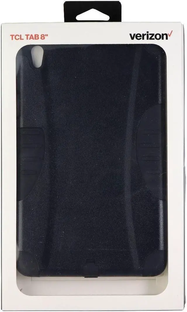 Main image of Verizon Rugged Case Dual Layer Case for TCL Tab 8 - Black