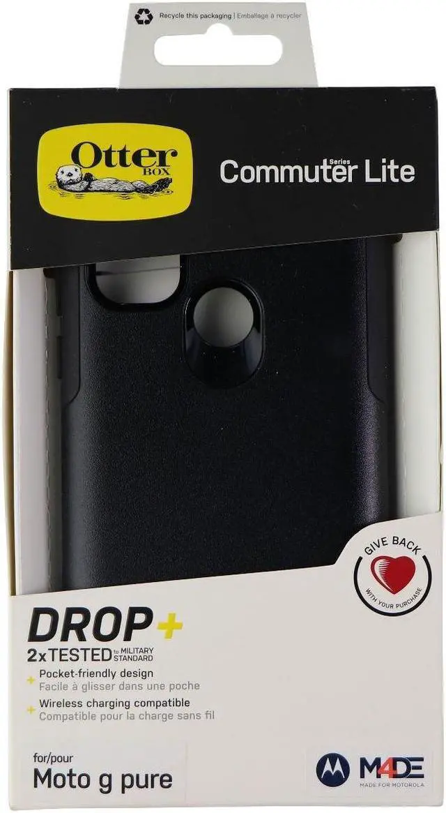 Main image of OtterBox Commuter Lite Series Case for Motorola Moto G Pure - Black