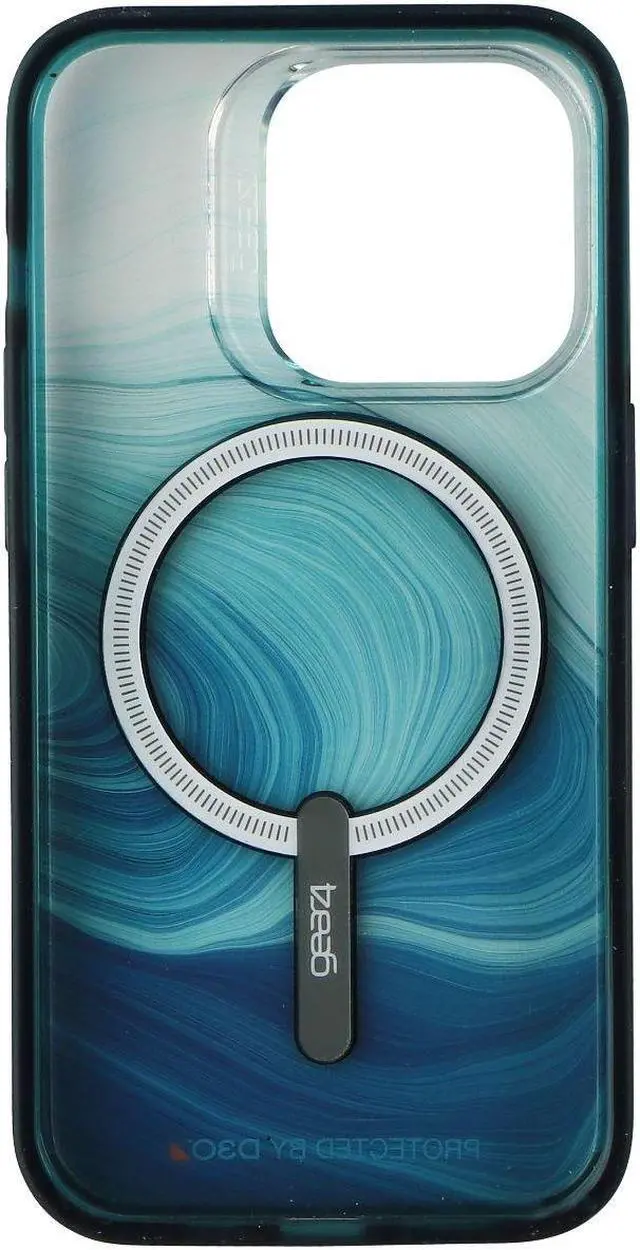 Main image of ZAGG Gear4 Milan Snap Series Case for MagSafe for iPhone 14 Pro - Blue Swirl