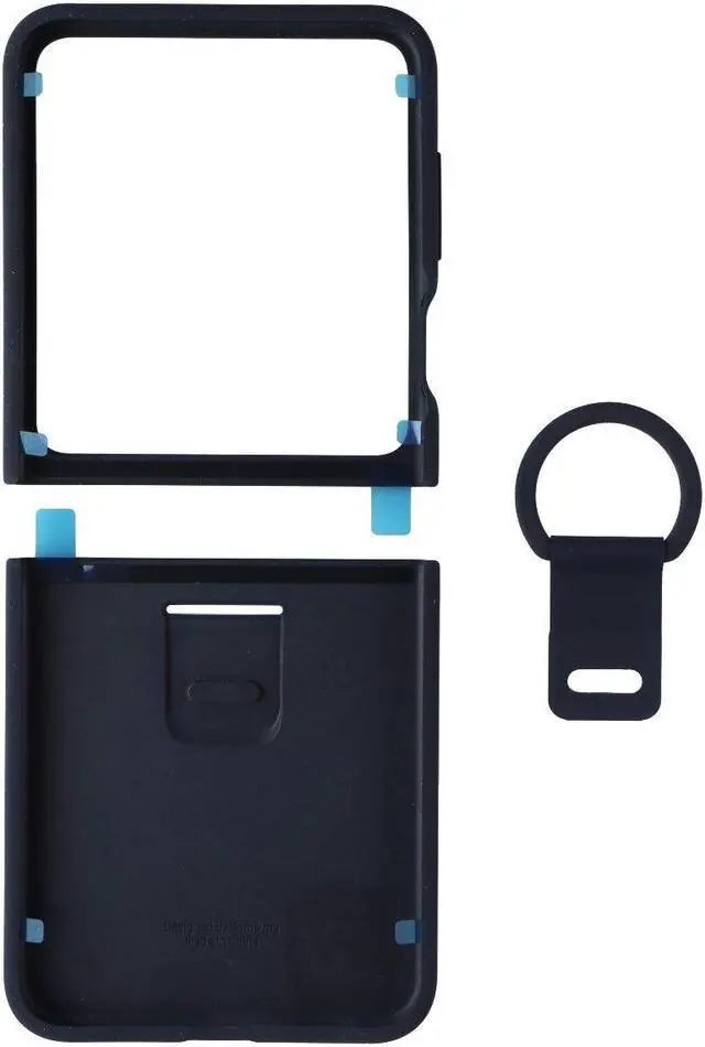 Main image of SAMSUNG Official Silicone Cover Case with Ring for Galaxy Z Flip5 - Indigo Blue