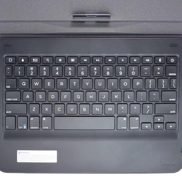 Alt view image 9 of 11 - ZAGG Messenger Folio Apple iPad 10.2 inches Portable Typing Wireless Keyboard and Case