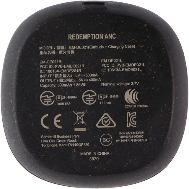 Main image of House of Marley Redemption ANC (EM-DE021-SBA) In-Ear Earbuds - Black