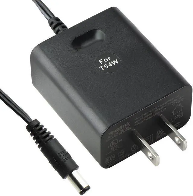 Main image of Yealink AC Adapter (5V/2A) for T54W - Black (YLPS052000C1-US)