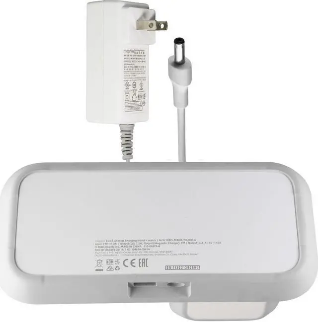 Main image of Mophie 2-in-1 Wireless Charging Stand for iPhone & Apple Watch (All Series)