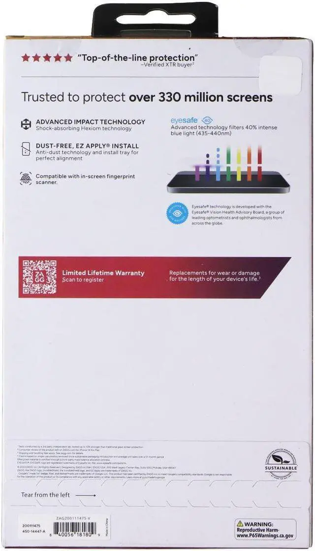 Main image of ZAGG InvisibleShield XTR3 Protect Screen Protector for Google Pixel 8 Pro