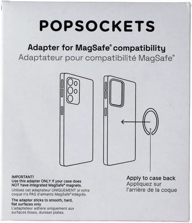 Main image of PopSockets Magnetic Phone Grip and Stand for MagSafe - Clear