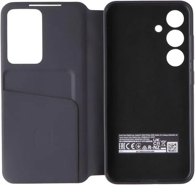 Main image of Samsung S-View Wallet Case for Galaxy S24 - Black