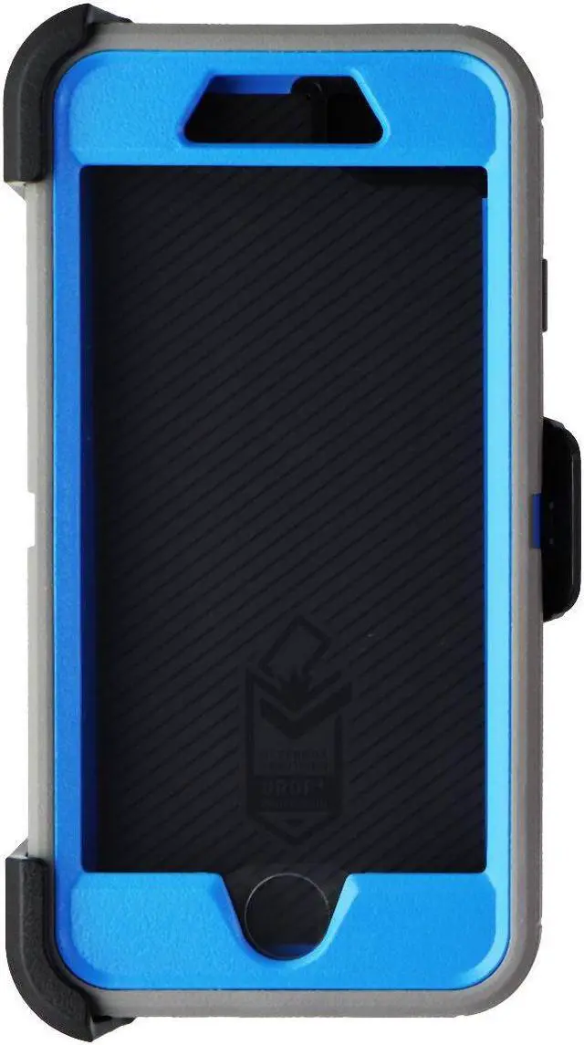 Alt view image 8 of 8 - Otterbox 77-55148 iPhone SE (2nd gen) and iPhone 8/7 Defender Series Case Marathoner Belt & Gunmetal Grey