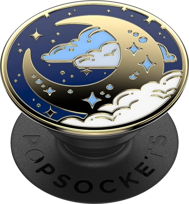 Main image of PopSocket PopGrip Premium Phone Grip & Stand with Swappable Top - Fly Me to Moon