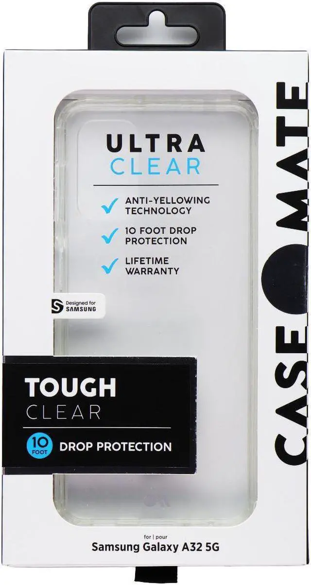 Alt view image 15 of 15 - Case-Mate Tough Case for Samsung Galaxy A32 - Clear