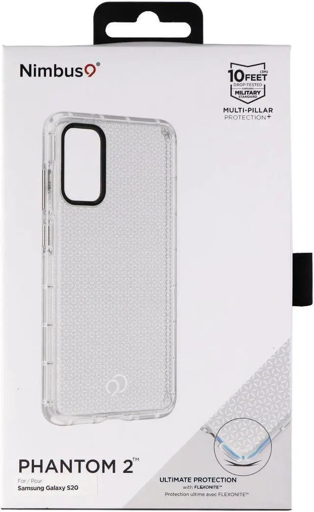 Main image of Nimbus9 Phantom 2 Series Case Clear for Samsung Galaxy S20 - Clear