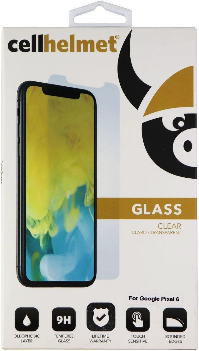 Main image of Cellhelmet Clear Glass Screen Protector for Google Pixel 6 - Clear