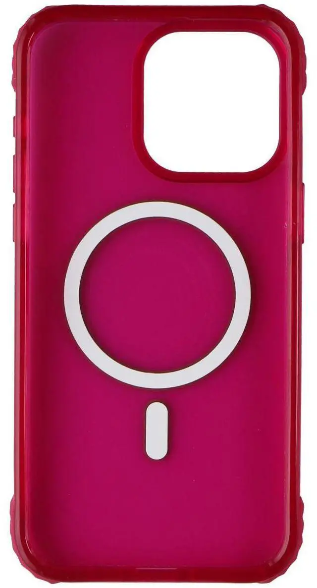 Main image of Prodigee Safetee Neo + Mag Case with MagSafe for iPhone 15 Pro Max - Neo Fuchsia
