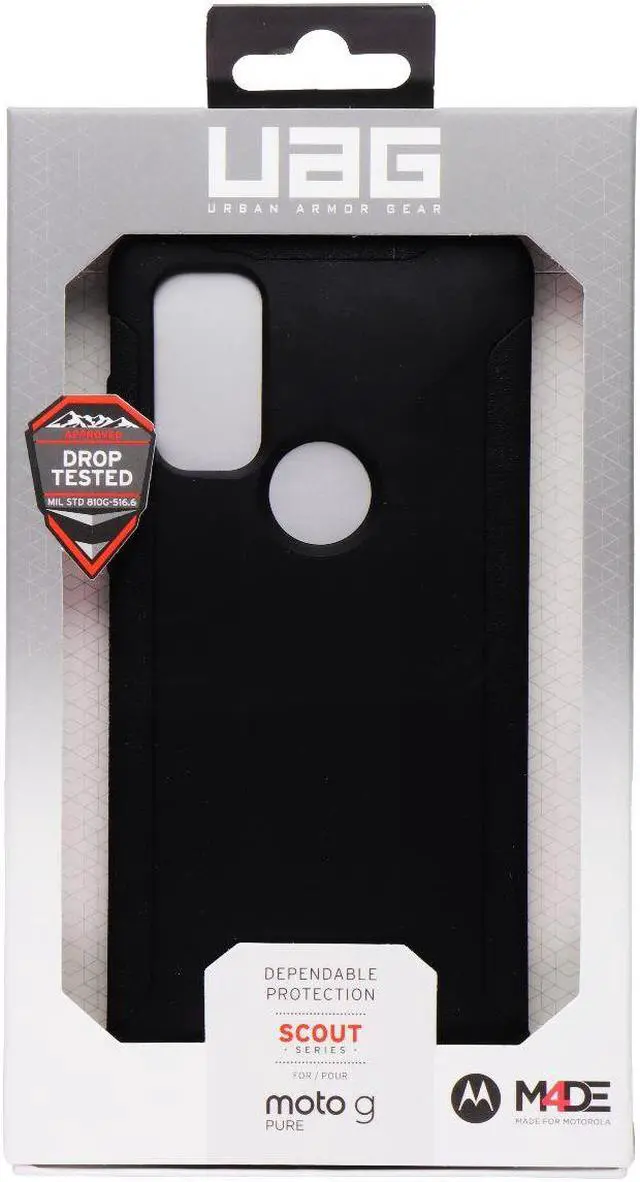 Main image of Urban Armor Gear UAG Scout Series Case for Moto G Pure - Black