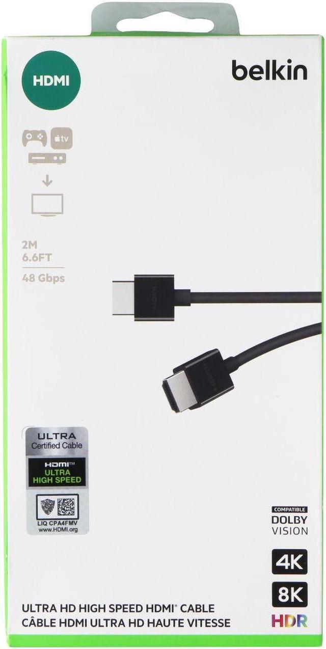 Alt view image 6 of 13 - Belkin HDMI Audio/Video Cable AV10175BT2MBKV2
