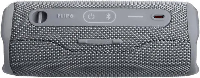 Alt view image 15 of 15 - JBL Flip 6 Gray Portable Bluetooth Speaker