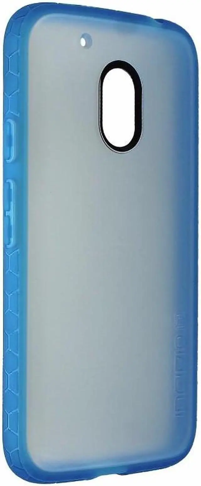 Main image of Incipio Octane Series Protective Case Cover for Motorola Moto G4 - Frost / Cyan