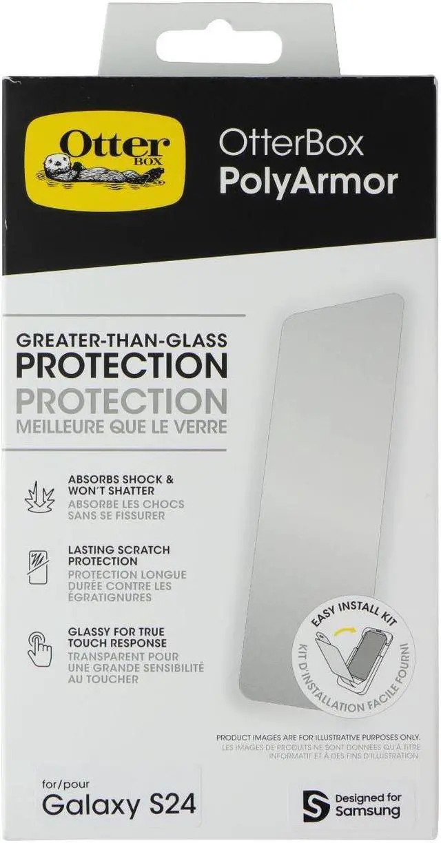 Main image of OtterBox PolyArmor - Greater than Glass Screen Protector for Samsung Galaxy S24