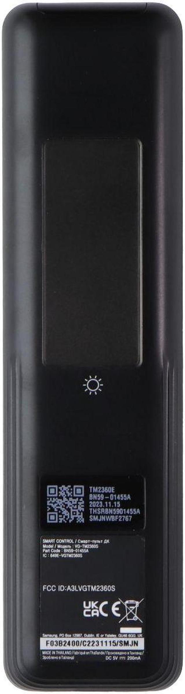 Alt view image 2 of 2 - Samsung BN59-01455A OEM Replacement Smart TV Remote Control With Solar Cell Batteries for QN32Q60DBFXZA