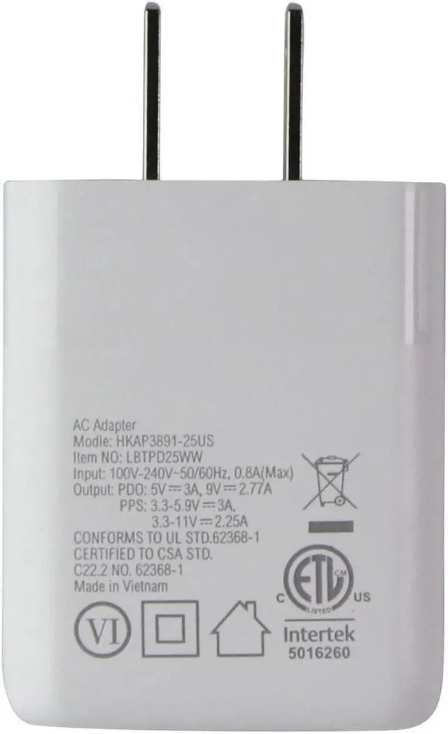 Main image of LBT Ultra Fast 25W Wall Charger - White