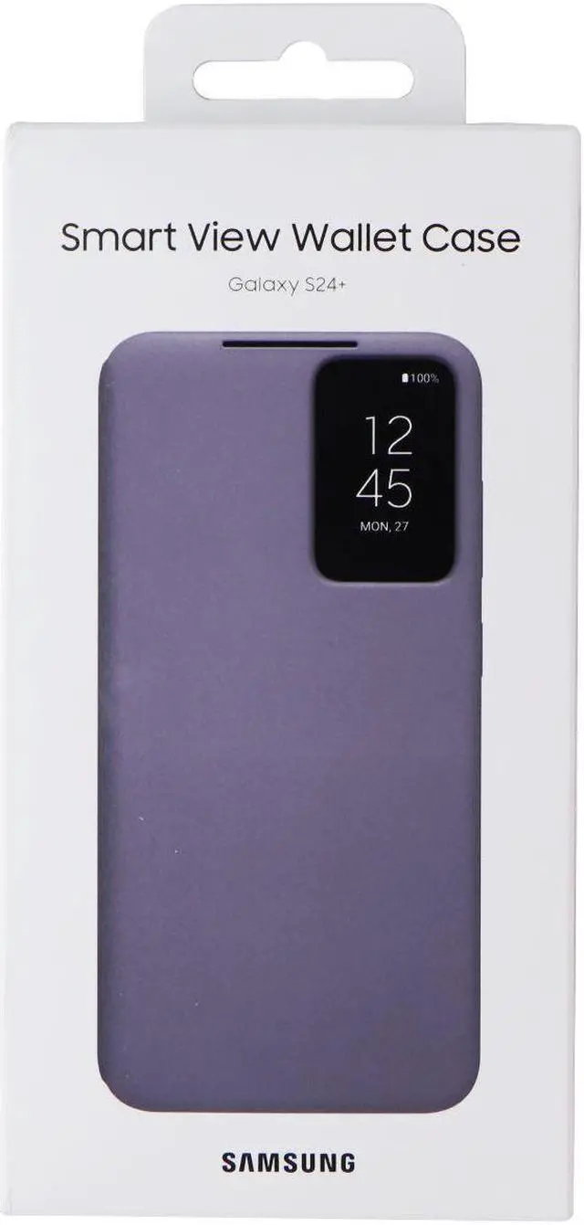 Main image of Samsung Smart View Wallet Case for Samsung Galaxy (S24+) - Violet