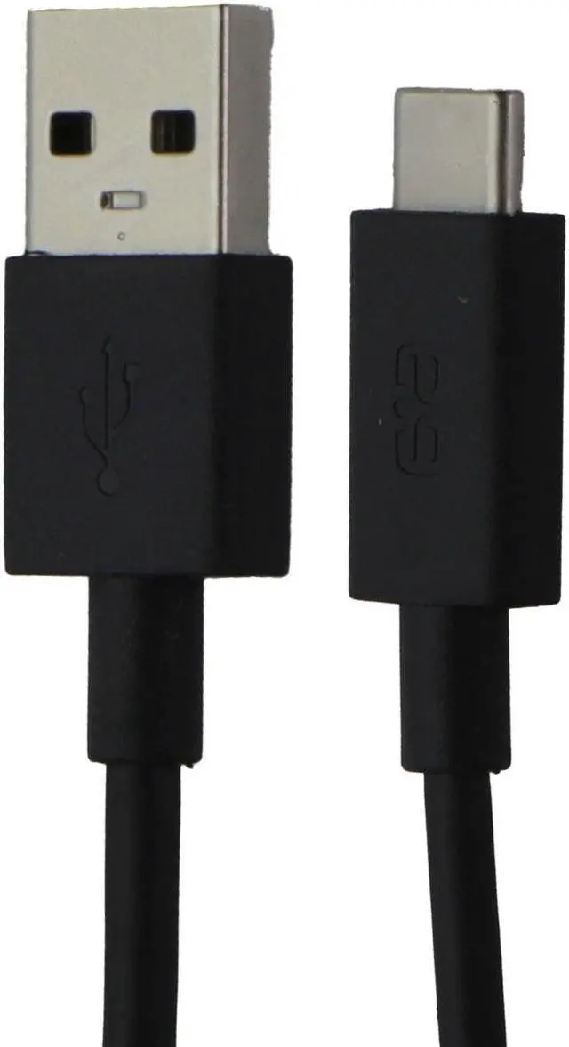 Main image of PureGear (4-Ft) USB-A to USB-C Charging Cable for Smartphones & More - Black