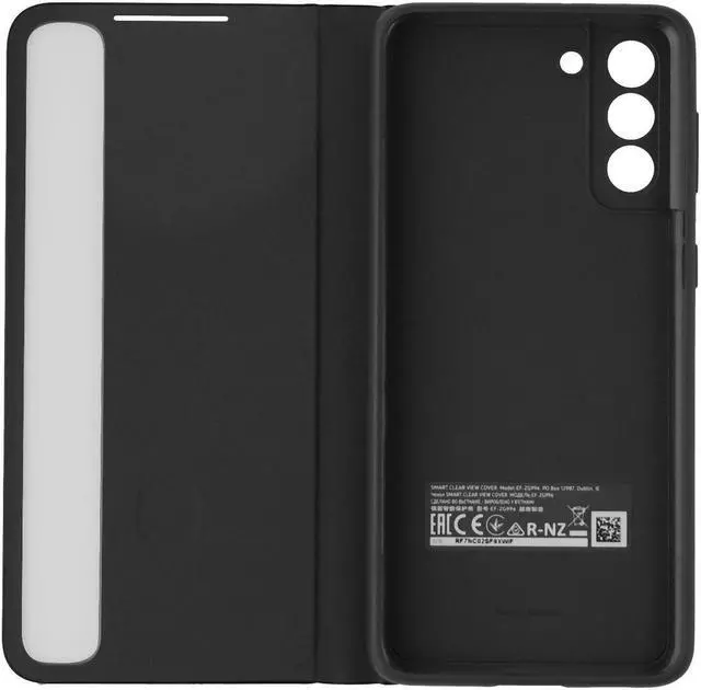 Main image of Samsung S-View Flip Cover for Galaxy S21+ & S21+ 5G - Black (EF-ZG996CBE)