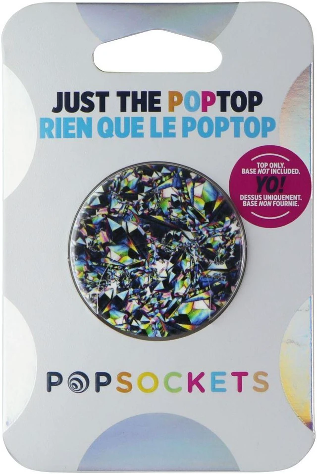 Main image of PopSockets PopGrip Swappable Top - Mirror Glass (Top Only/No Base)
