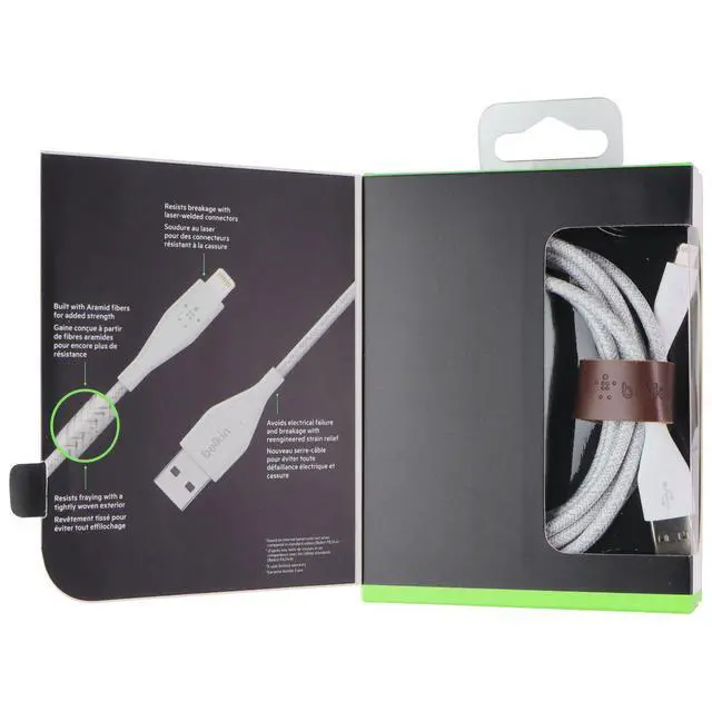 Alt view image 8 of 8 - Belkin Duratek Plus Lightning To Usb-A Cable With Strap